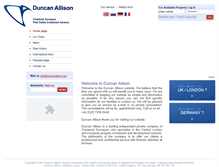 Tablet Screenshot of duncanallison.com